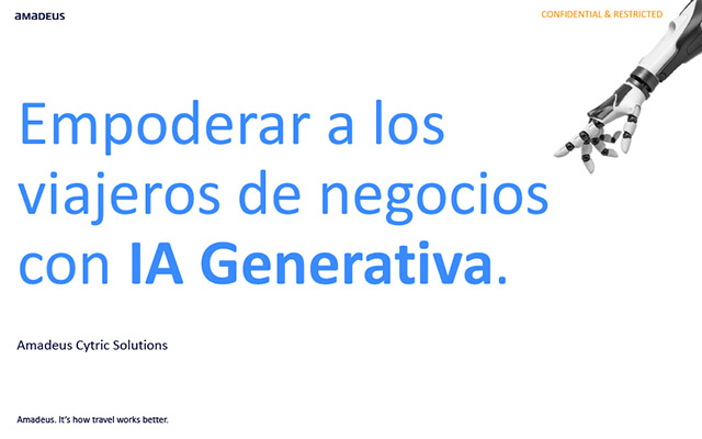 Empowering Business Travelers with Generative AI_Amadeus